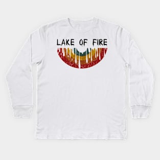 Lake Of Fire Kids Long Sleeve T-Shirt